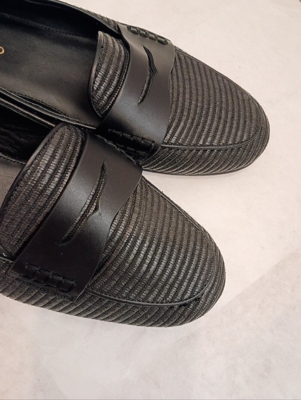 VERONICA BEARD Penny Raffia Loafer Size 8M